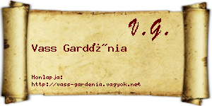 Vass Gardénia névjegykártya